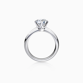 Modern Brilliant Cut Solitaire Engagement Ring